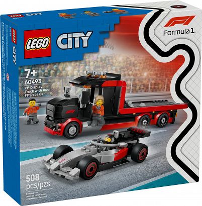 LEGO® 60493 City - Ciężarówka F1® z bolidem Audi F1®