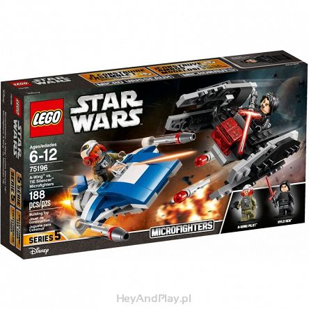 Lego Star Wars A-Wing kontra TIE Silencer 75196