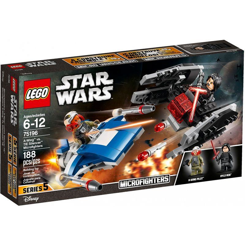 Lego Star Wars A-Wing kontra TIE Silencer 75196