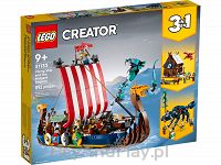 Lego Creator Statek Wikingów I Wąż Z Midgardu 31132