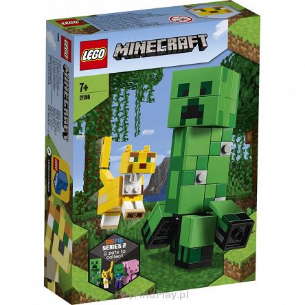 Lego Minecraft Bigfig Creeper i Ocelot 21156