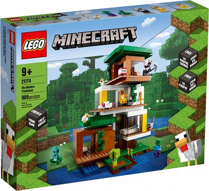 Lego Minecraft Nowoczesny Domek Na Drzewie 21174