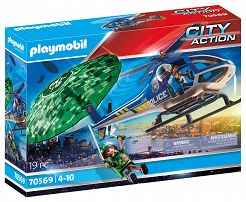 Playmobil City Action Policyjny śmigłowiec: Ucieczka ze spadochronem 70569
