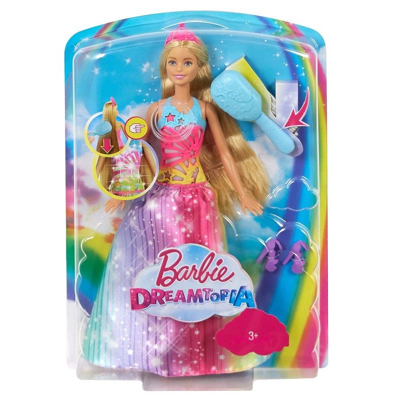 Barbie Magiczne Włosy Księżniczki FRB12