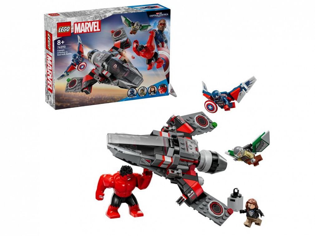 Lego Super Heroes Kapitan Ameryka kontra Czerwony Hulk — bitwa 76292