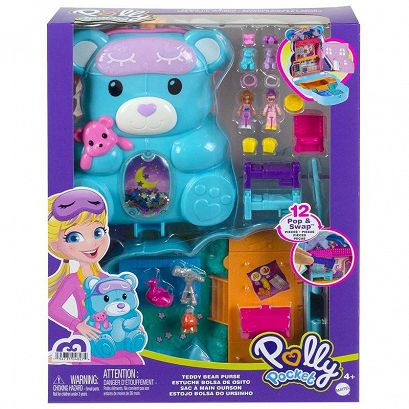 Polly Pocket - Słodki Misiu Torebka Zestaw Kompaktowy