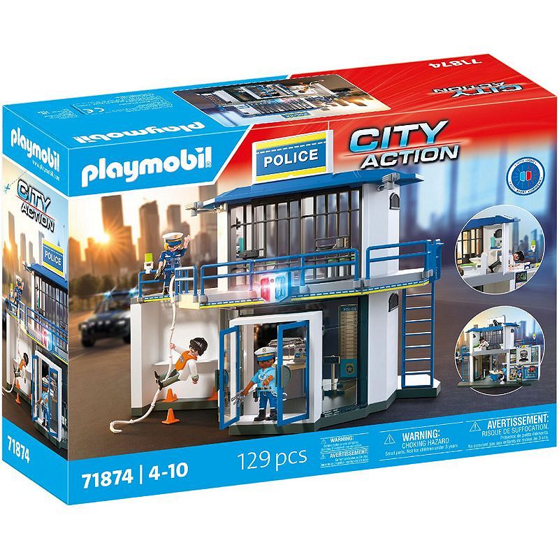 Playmobil - City Action Posterunek policji z miejscem przesłuchań 71874