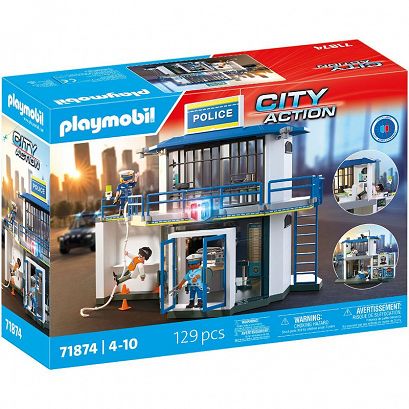 Playmobil - City Action Posterunek policji z miejscem przesłuchań 71874