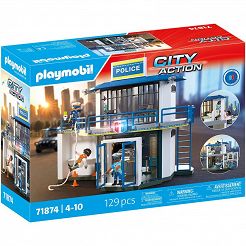 Playmobil - City Action Posterunek policji z miejscem przesłuchań 71874