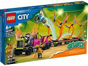 Lego City Wyzwanie Kaskaderskie — Ciężarówka I Ogniste Obręcze 60357