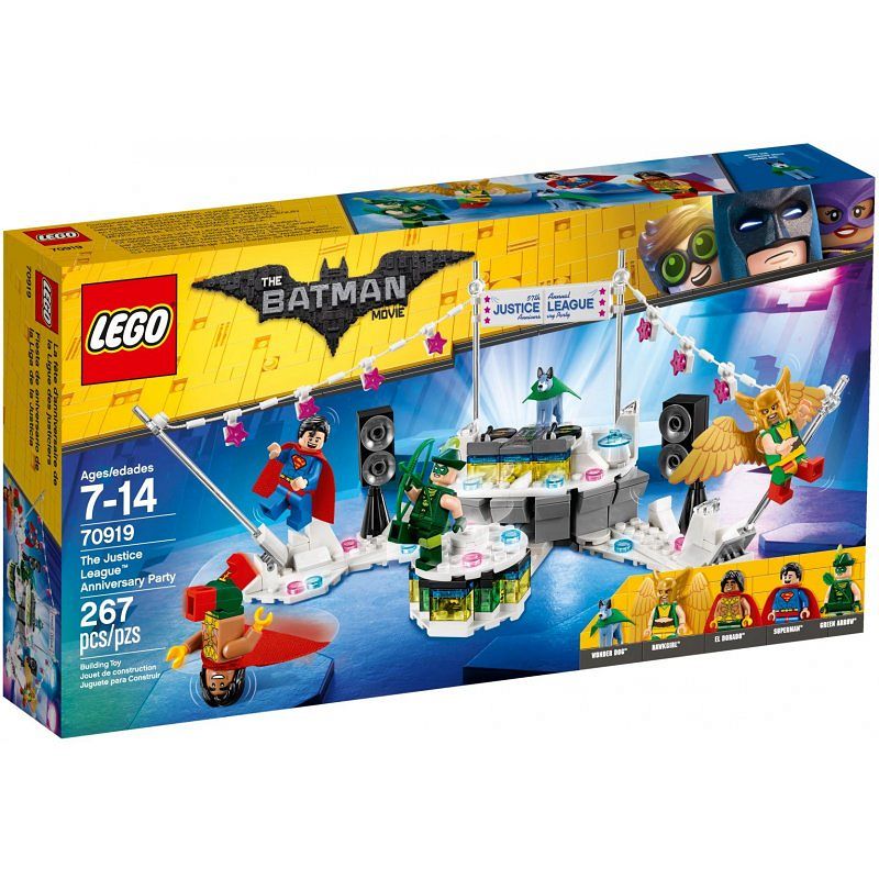 Lego Batman Impreza Jubileuszowa Ligi Sprawiedliwości 70919