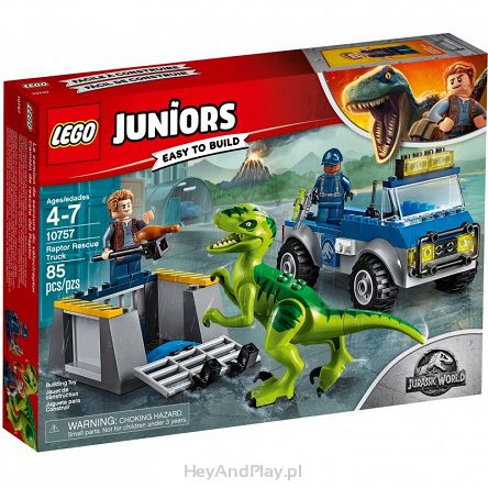 Lego Juniors Na Ratunek Raptorom 10757