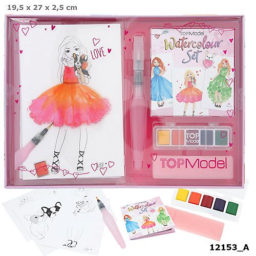 Top model Watercolour Set