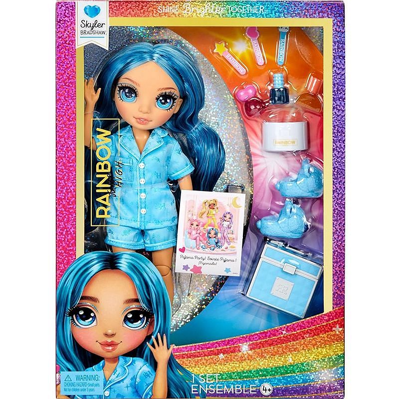 Rainbow High Junior High - Pajama Party Modna lalka Skyler Bradshaw