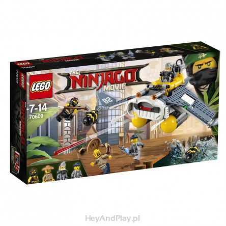 LEGO THE NINJAGO MOVIE Bombowiec Manta Ray 70609