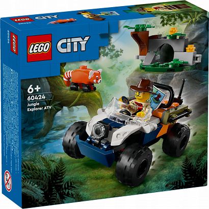 Lego City - Quad badacza dżungli z pandą czerwoną 60424