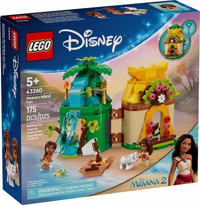 LEGO 43260 Disney - Zabawy Vaiany na wyspie