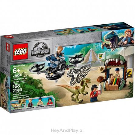 Lego Jurassic World Dilofozaur na Wolności 75934 