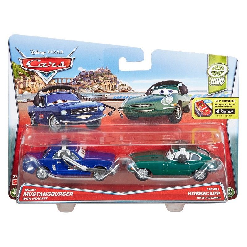 Mattel Auta - Brent Mustangburger i David Hobbsca