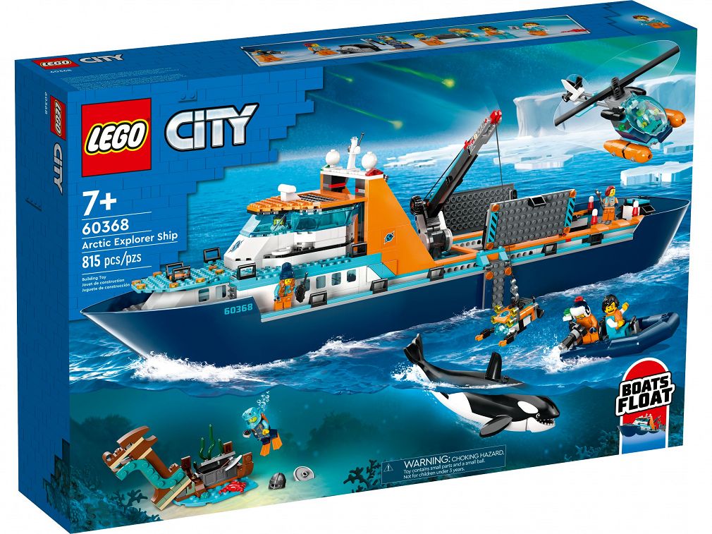 Lego City Łódź Badacza Arktyki 60368