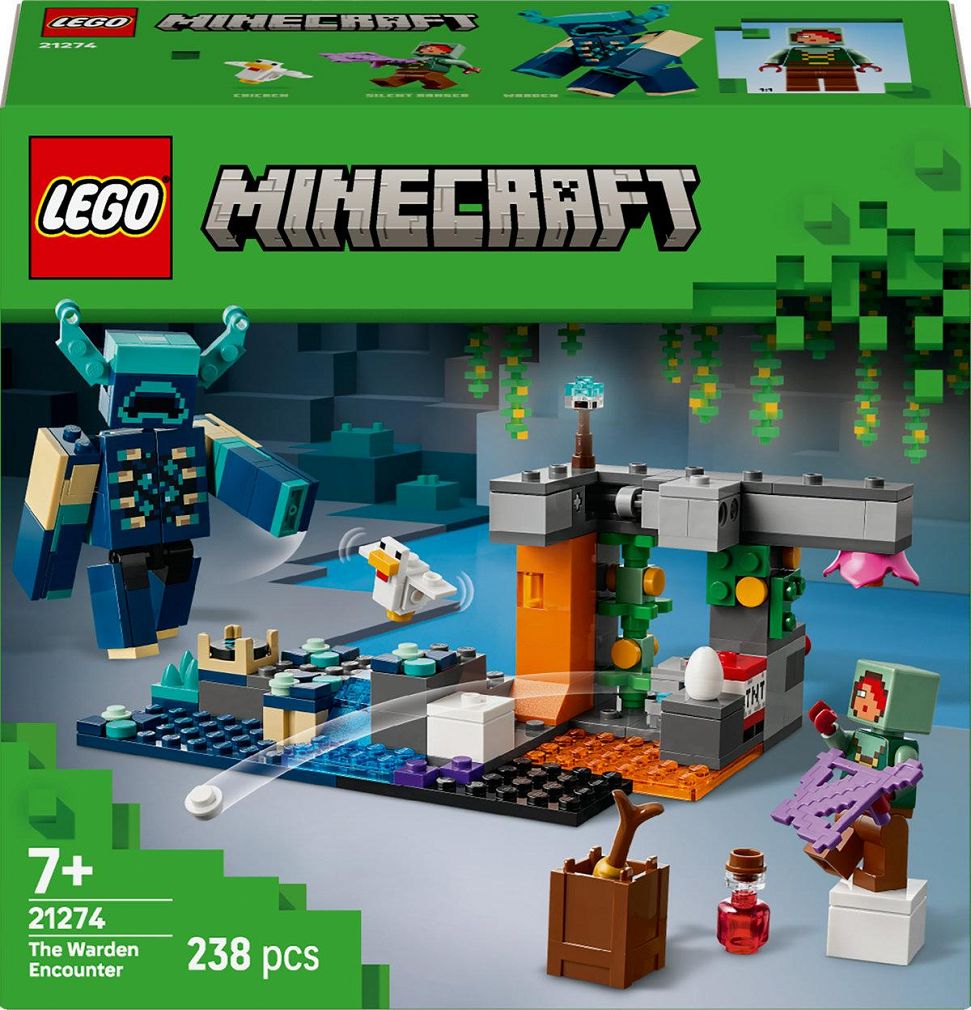LEGO Minecraft Spotkanie ze strażnikiem 21274