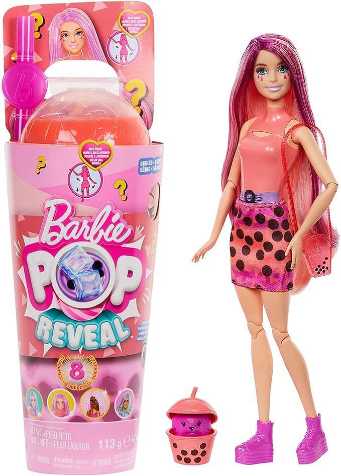 Lalka Barbie Bubble Tea Series Taro Milk 