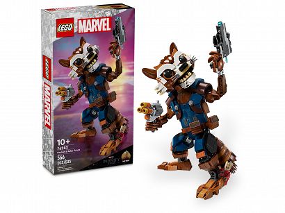 Marvel Figurka Rocketa I Małego Groota 76282