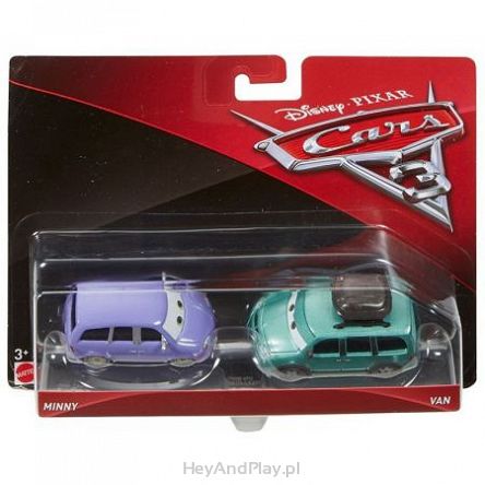 Mattel - Cars Auta 3 Minny i Van DXV99 DXW06