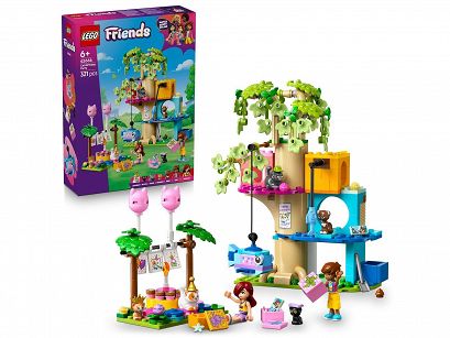 LEGO® 42666 Friends - Kocie przyjęcie urodzinowe i domek na drzewie