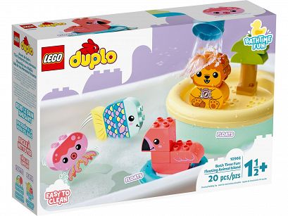 Lego Duplo Zabawa W Kąpieli: Pływająca Wyspa Ze Zwierzątkami 10966