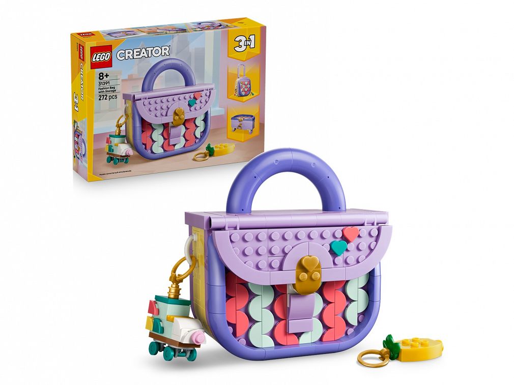 LEGO® 31391 Creator 3w1 - Modna Torebka Ze Schowkiem