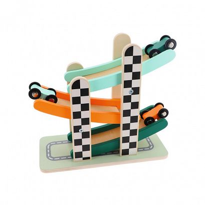 Zabawka drewniana - Racing cars tower TREFL