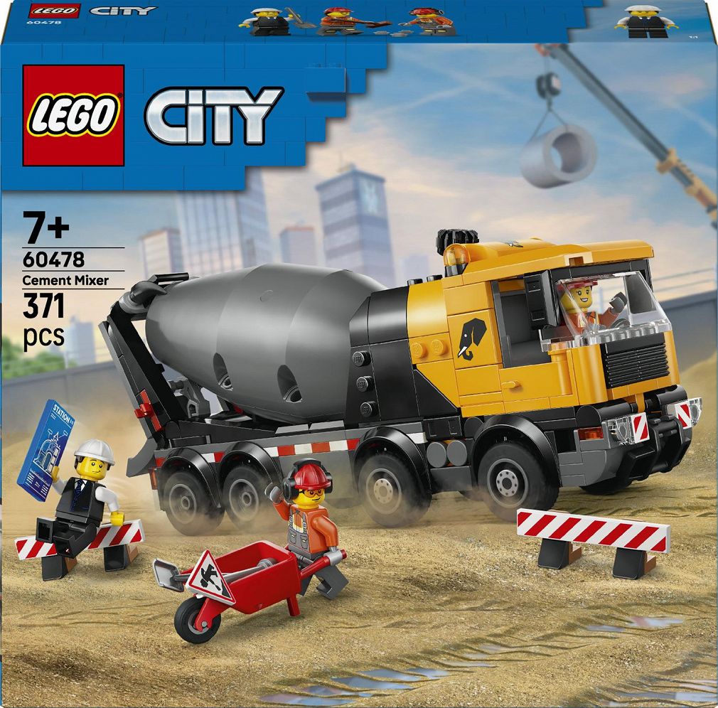 LEGO® 60478 City - Betoniarka