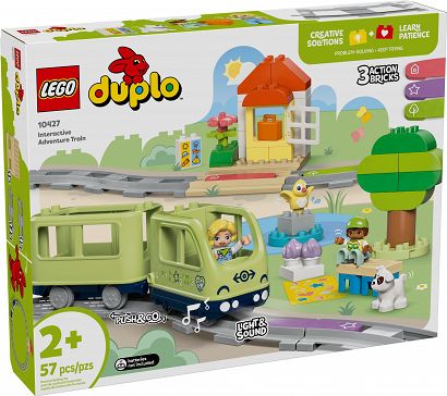 LEGO DUPLO 10427 Town - Przygoda z interaktywnym pociągiem 