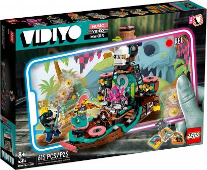 Lego Vidiyo Punkowy Statek Piracki 43114