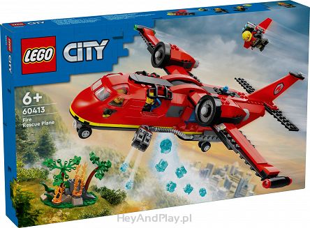 Lego City Strażacki Samolot Ratunkowy 60413