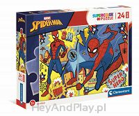 Clementoni Puzzle Spiderman Marvel, Spidey 24 el. Maxi 