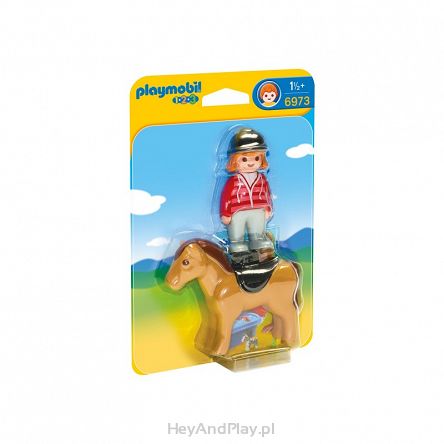 PLAYMOBIL Jeździec z koniem 6973