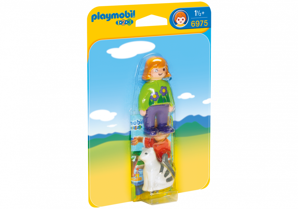 PLAYMOBIL Dziewczynka z kotem 6975