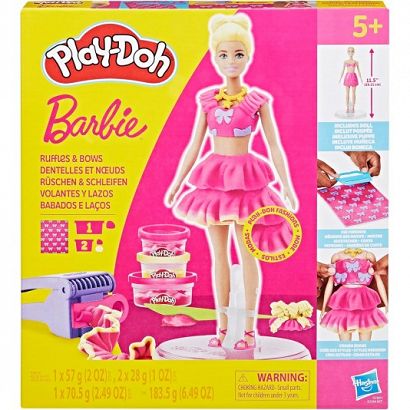 Play-Doh - Ciastolina BARBIE FASHIONISTA Kokardki 