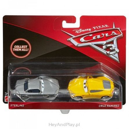 Mattel - Cars Auta 3 Sterling i Cruz Ramirez DXV99 DXW02