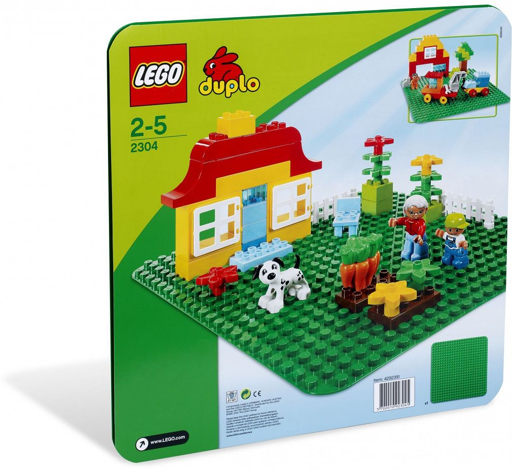 Lego Duplo Zielona Płytka Budowlana 2304