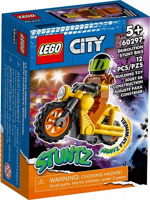 Lego City Demolka Na Motocyklu 60297