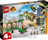 Lego Jurassic World Ucieczka Tyranozaura 76944