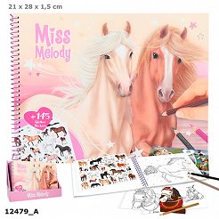 Kolorowanka z naklejkami Miss Melody 