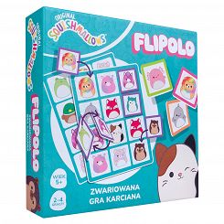 SQUISHMALLOWS Zwariowana Gra Karciana FLIPOLO 