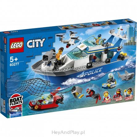 Lego City Policyjna Łódź Patrolowa 60277 