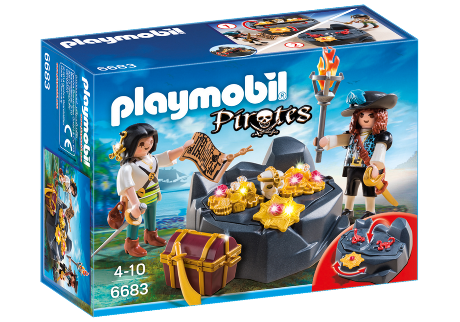 Playmobil Piracka kryjówka skarbów 6683