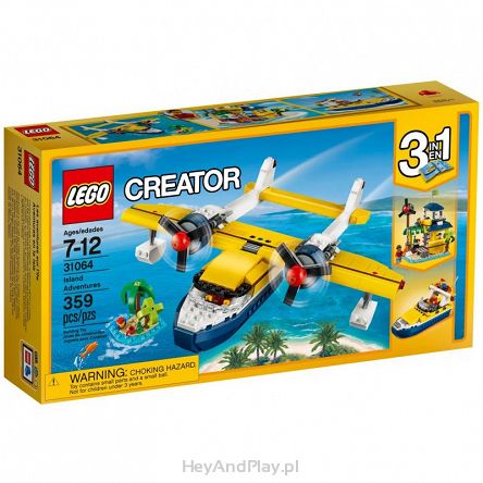 LEGO CREATOR Przygody na wyspie 31064