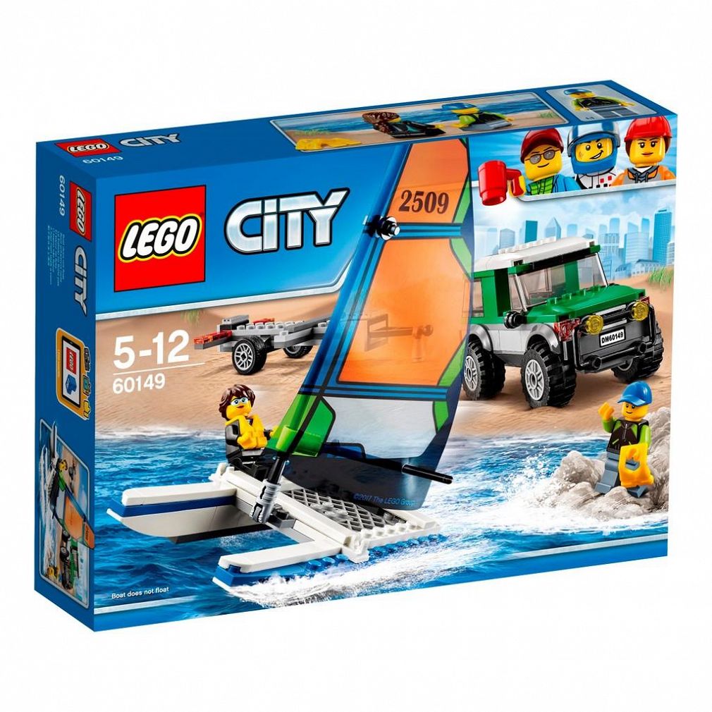 Lego City Terenówka 4x4 z Katamaranem 60149